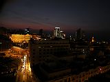 Beirut 49 Night View of Riad El Solh Square, Grand Serail, Holiday Inn, Platinum Tower, Marina Tower, Four Seasons Hotel From Downtown